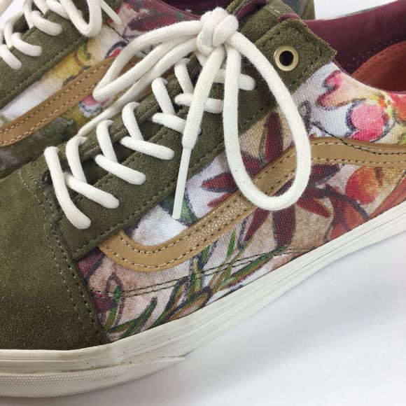 Vans Other - VANS CA Old Skool Reissue Floral Camo Dark Olive